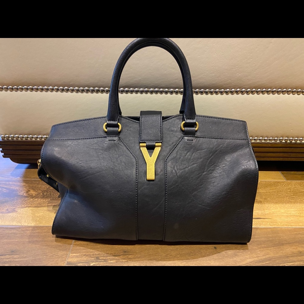 Saint Laurent chyc cabas tote leather